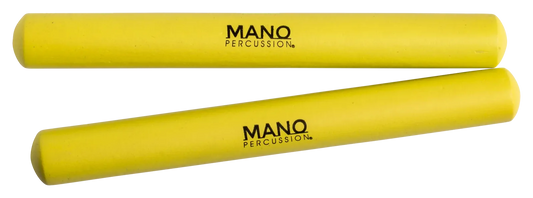 Mano Percussion 6 Inch Yellow Hardwood Claves