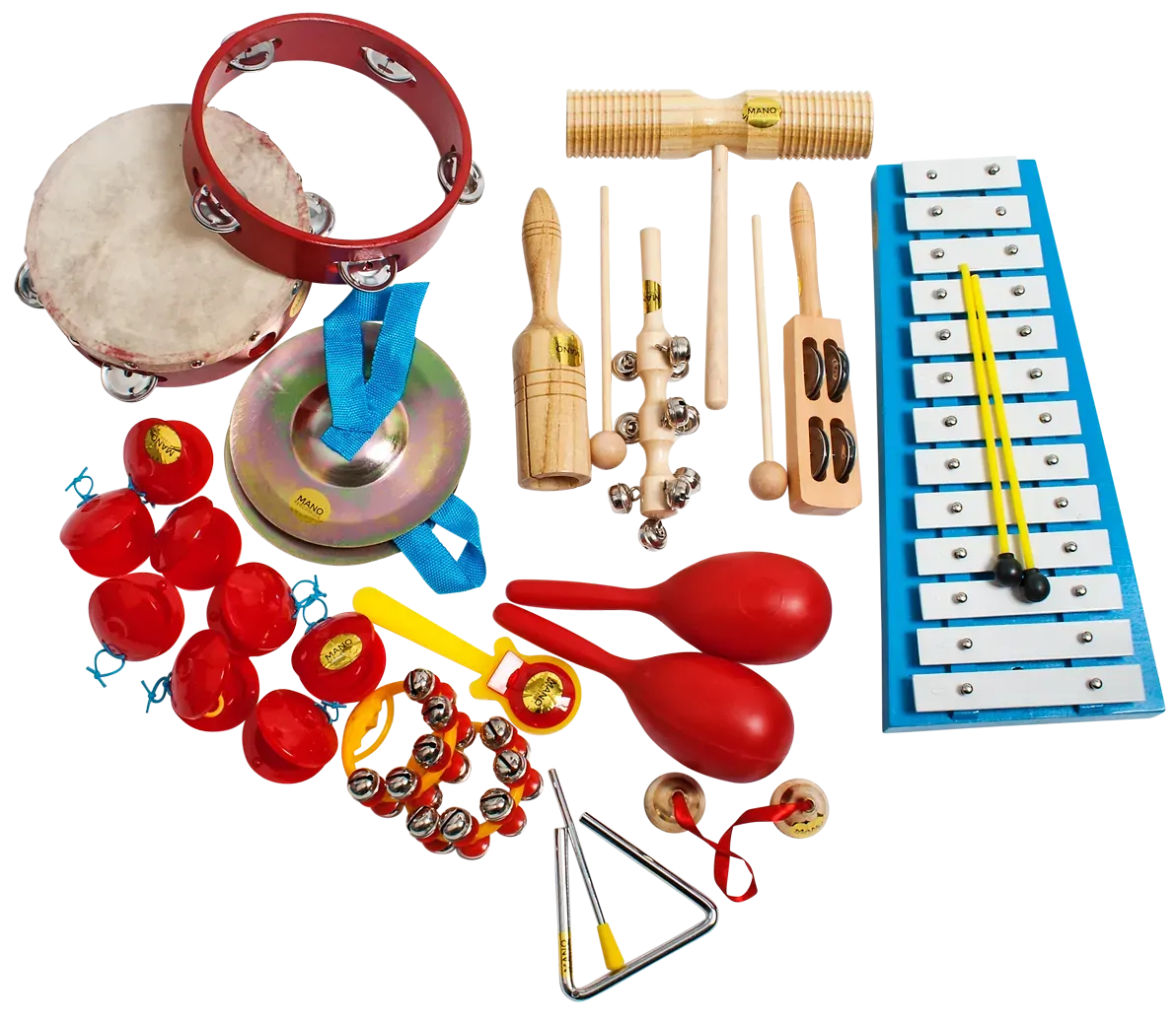 Mano Percussion 17-Piece Percussion Case