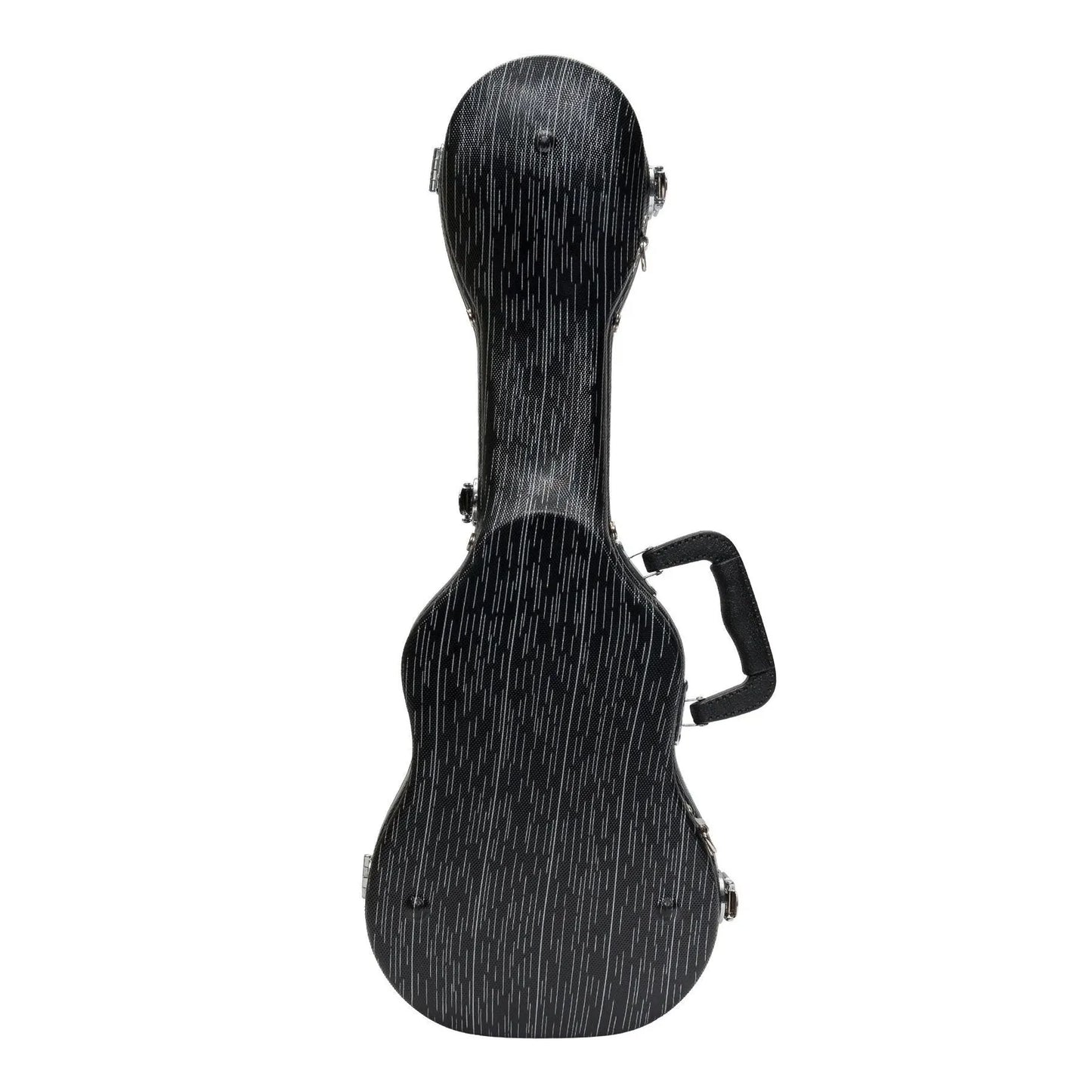 Tiki Deluxe Concert Ukulele Flight Case - Grey/Black, Impact Resistant, Soft Lining, Key Lockable, Padded Shoulder Strap, Lightweight — view 2