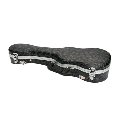 Tiki Deluxe Concert Ukulele Flight Case - Grey/Black, Impact Resistant, Soft Lining, Key Lockable, Padded Shoulder Strap, Lightweight — view 6