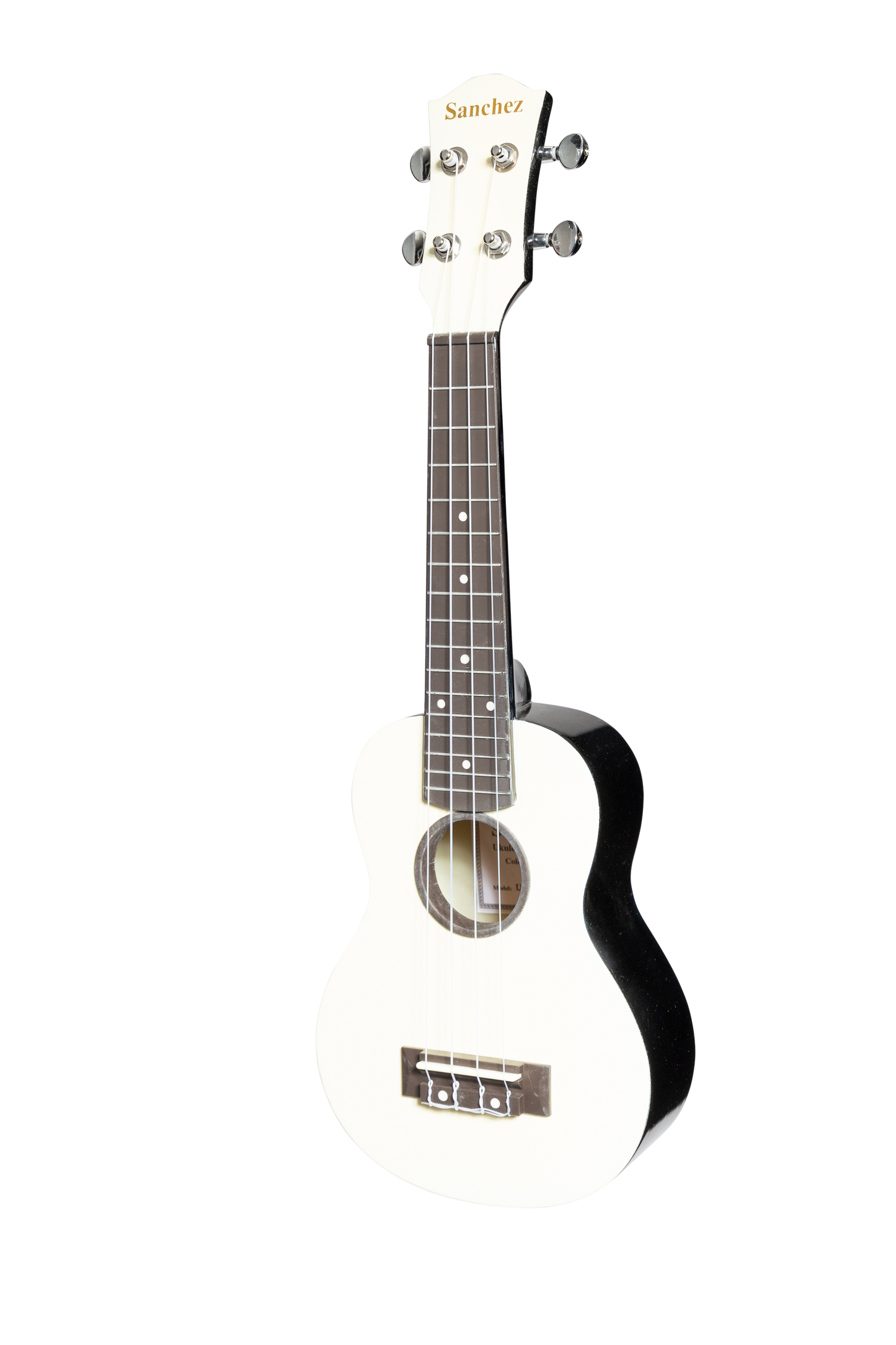Sanchez ABS Soprano Ukulele with Gig Bag - Ivory