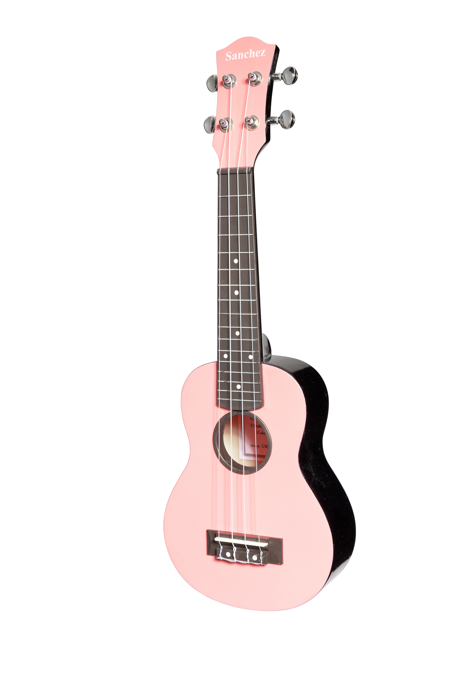 Sanchez ABS Soprano Ukulele with Gig Bag - Pink
