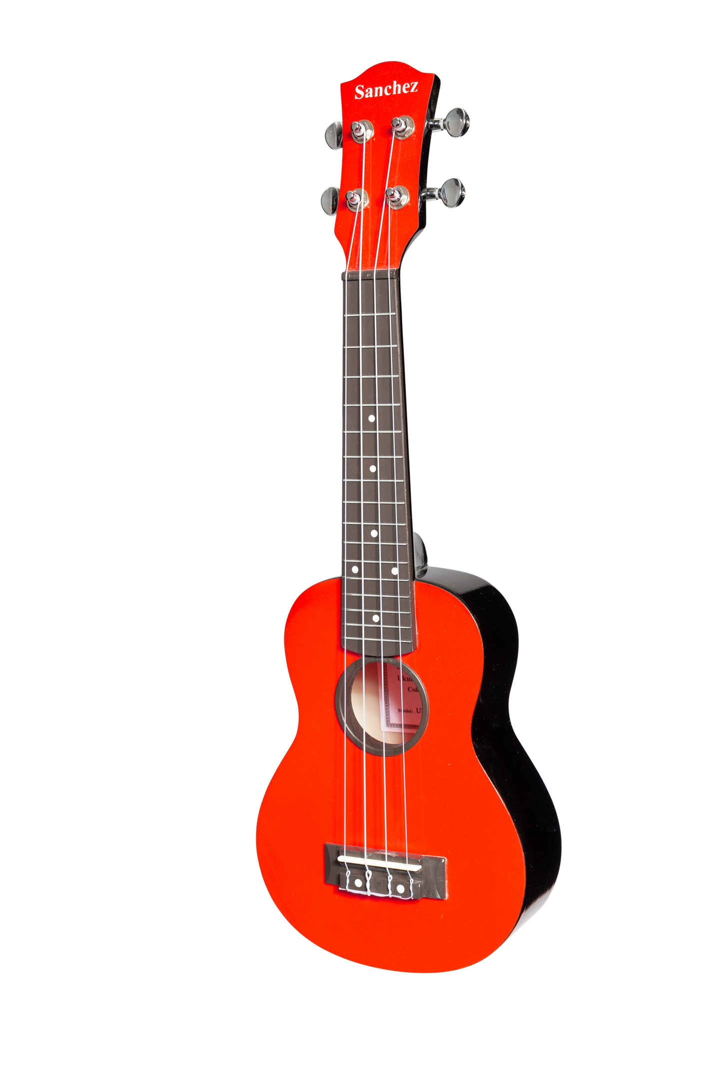 Sanchez ABS Soprano Ukulele with Gig Bag - Red