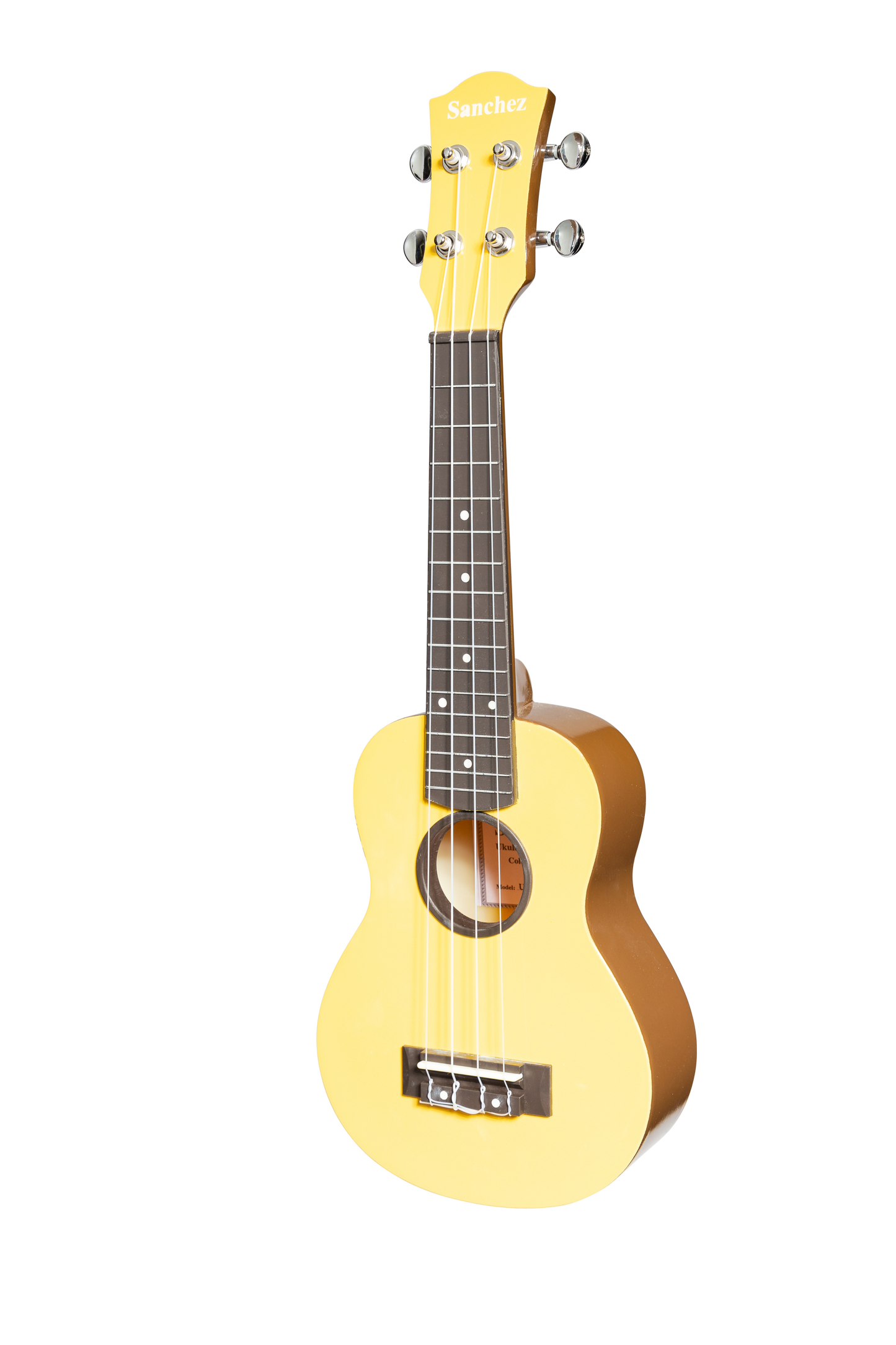 Sanchez ABS Soprano Ukulele with Gig Bag - Yellow