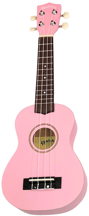 Kealoha Soprano Ukulele with Bag - Pink Finish