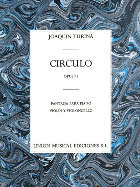 Turina Circulo Op.91 Piano/Violin/Cel Sc/Part