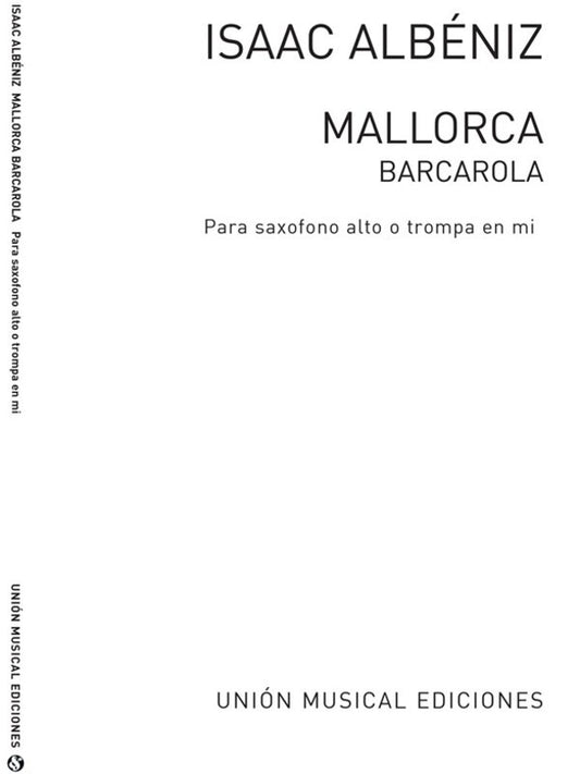 Albeniz Mallorca Alto Sax and Piano(Arc)