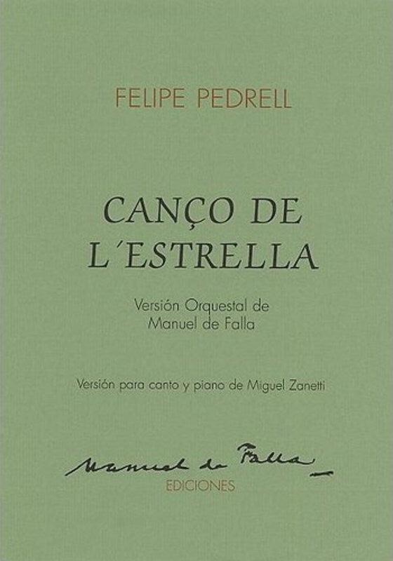 Falla Canco De Lestrella Cello and Piano
