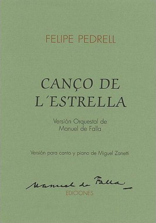 Falla Canco De Lestrella Cello and Piano
