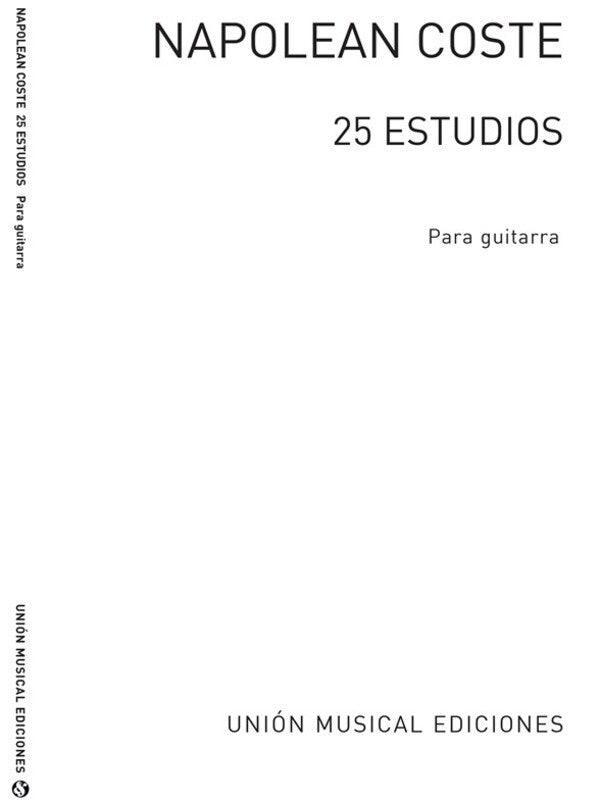 Coste 25 Studies Op38 Guitar Solo