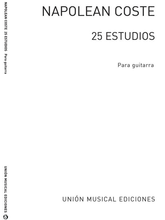 Coste 25 Studies Op38 Guitar Solo