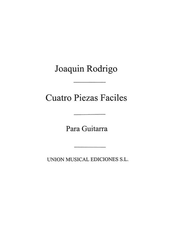 Rodrigo 4 Ez Pcs Album Cecilia Guitar(Arc)