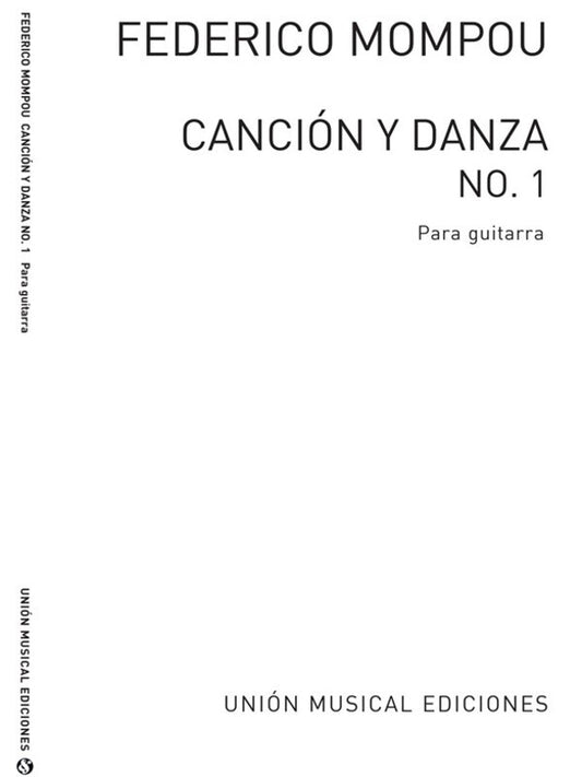 Mompou Cancion Y Danza N.1 Guitar
