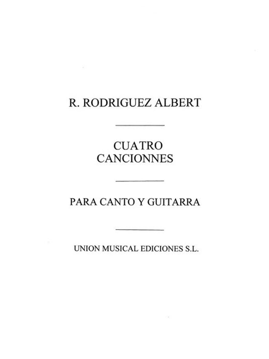 Rodriguez Cuatro Canciones Voi/Guitar