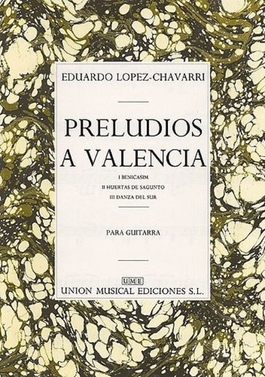 Chavarri Preludios A Valencia Guitar(Arc)