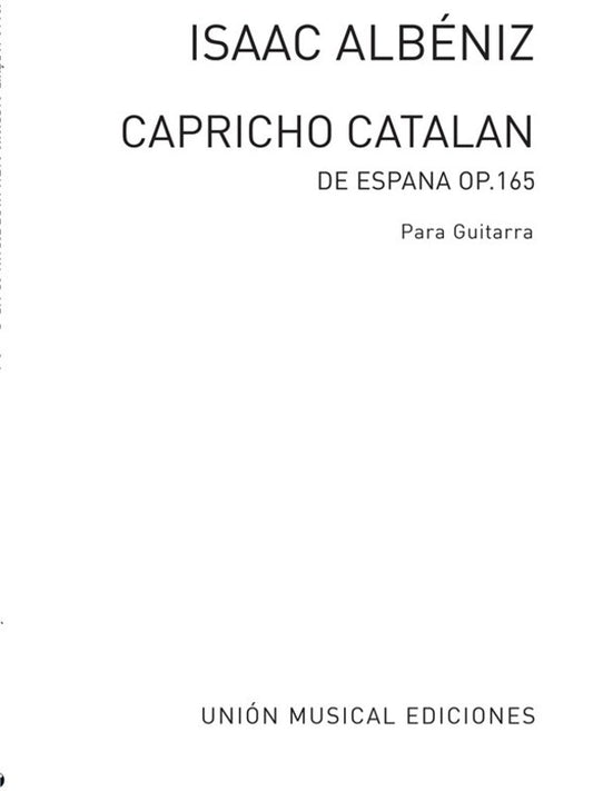 Albeniz Capricho Catalan Guitar