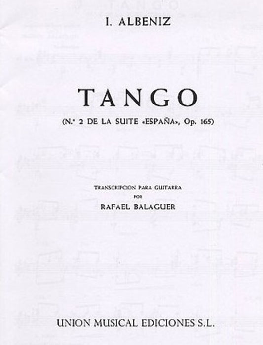 Albeniz Tango Guitar (Balaguer)