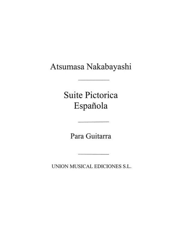 Nakabayashi Suite Pictorica Espanol Guitar(