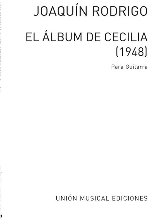 Rodrigo El Album De Cecilia Guitar Solo