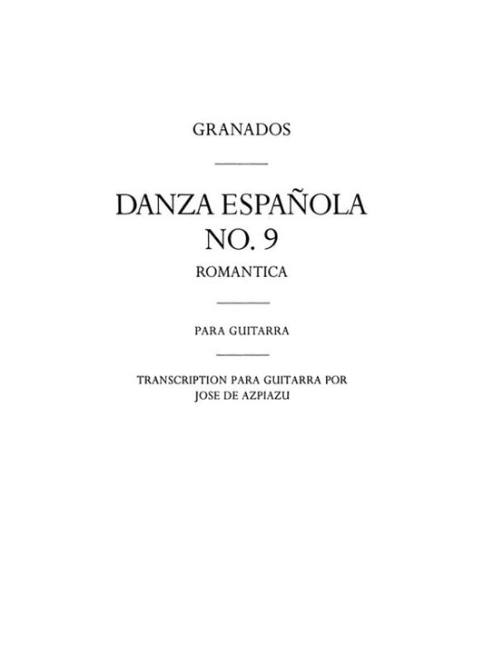 Granados Danza EspanOnline Audio N.09 Guitar