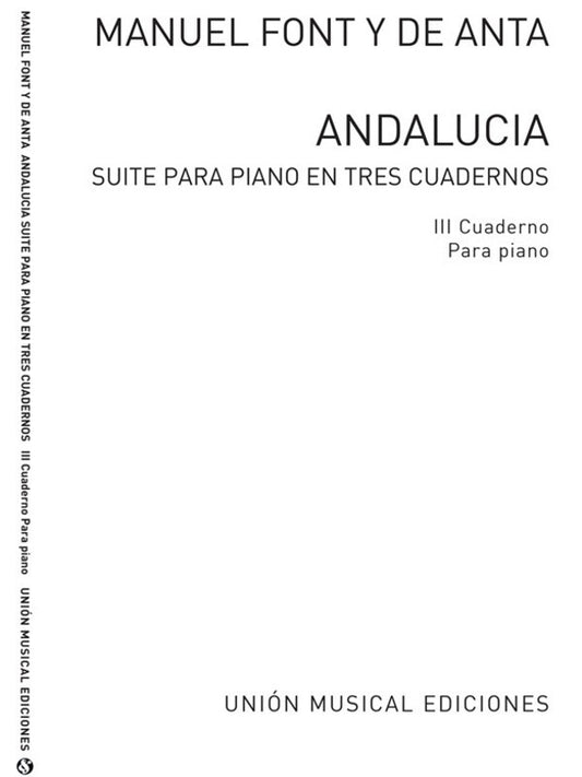 Anta Andalucia Suite 3 For Piano