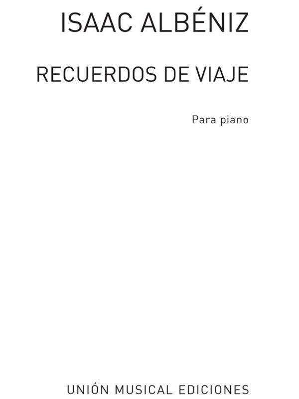 Albeniz Recuerdos De Viaje Piano
