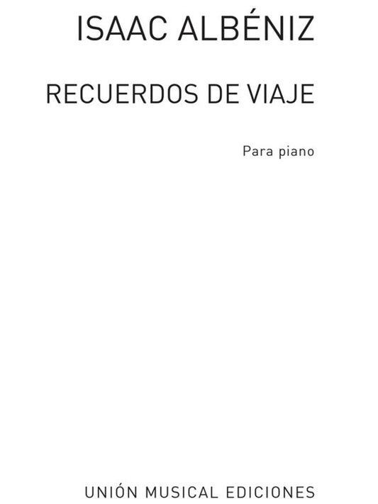 Albeniz Recuerdos De Viaje Piano