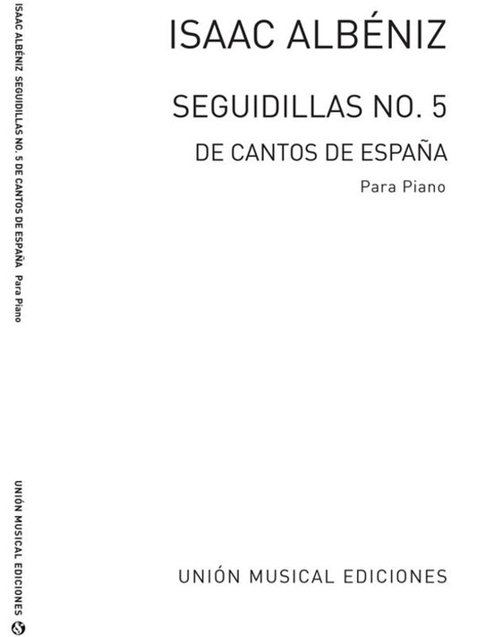 Albeniz Seguidillas Piano Solo