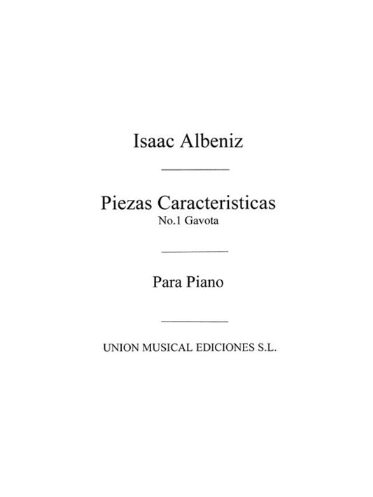 Albeniz Gavotte No.1 From Op.92 Piano(Arc)