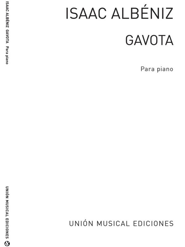 Albeniz Gavota No. 1 Suite Ancienne Op. 54 Piano