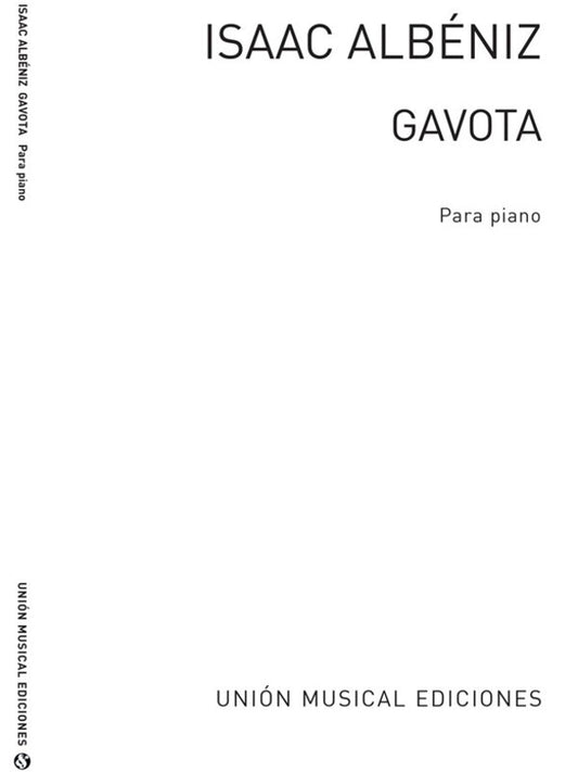 Albeniz Gavota No. 1 Suite Ancienne Op. 54 Piano