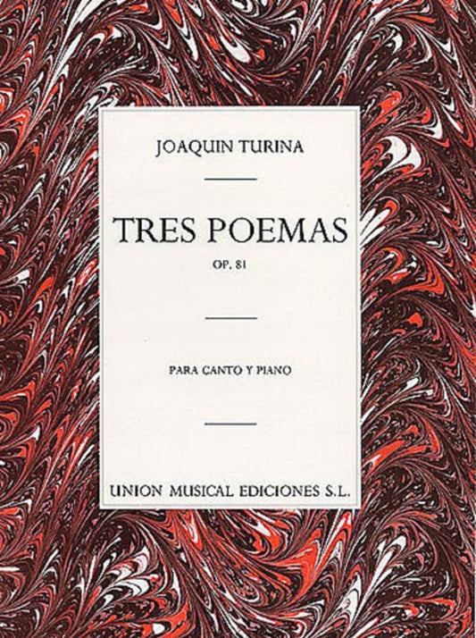 Turina 3 Poems Op.81 Soprano Voice