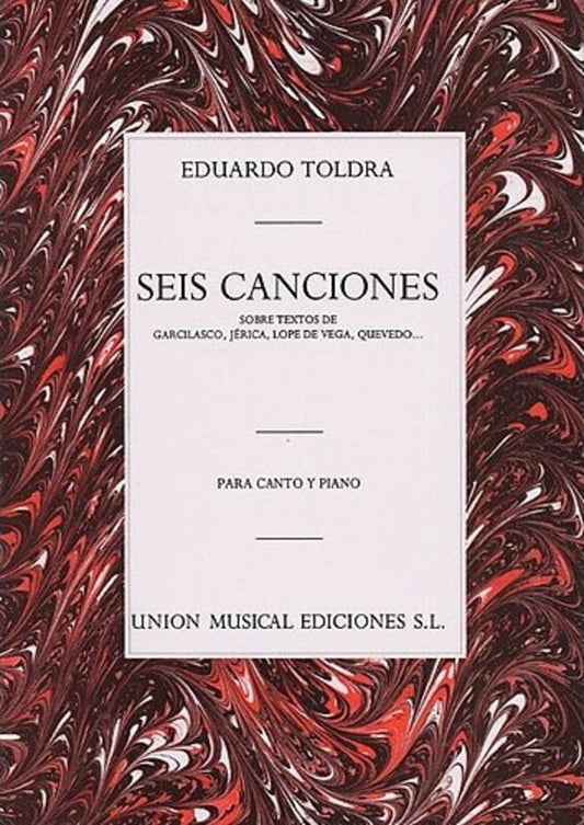 Toldra Seis Canciones Vce/Piano