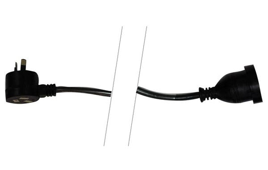 UXL AUDIO 3mtr Ac240 Power Extension Cable-black