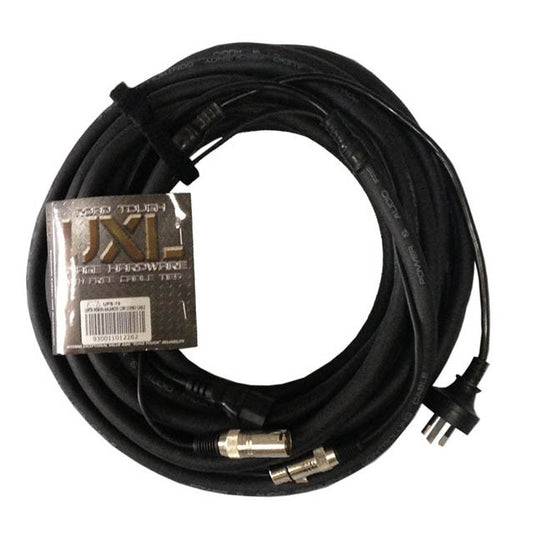 UXL AUDIO 15mtr Power+balanced Line Combo Cable