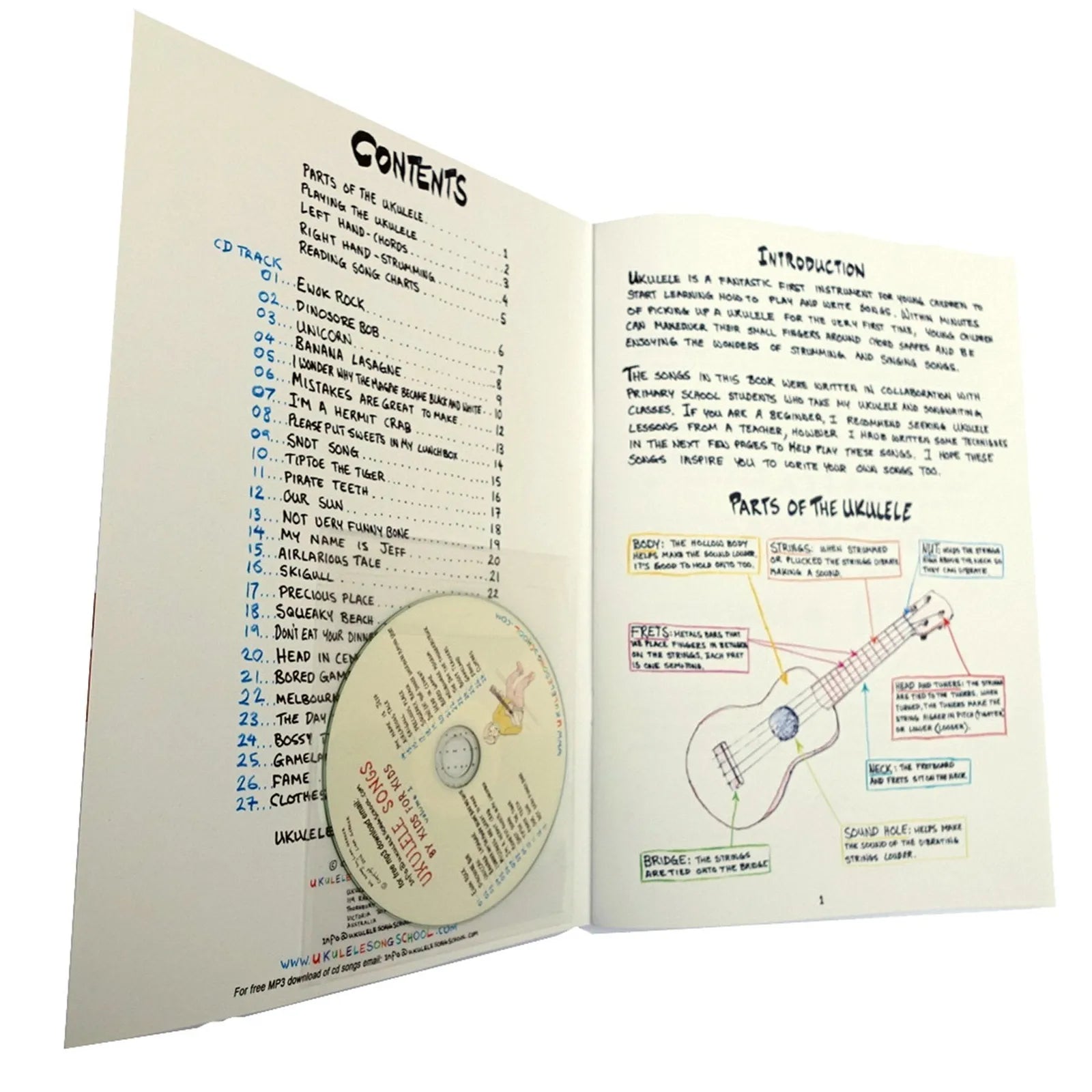 Ukulele Songs Book for Kids - Volume 1 with CD, 27 Songs, Chord Charts, Basics of Ukulele — view 2