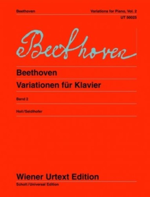 Beethoven - Variations For Piano Vol 2 (Softcover Book)