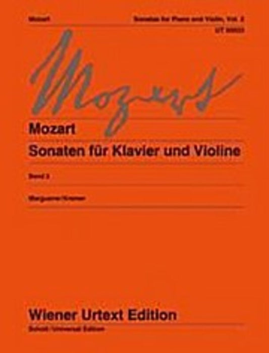 Mozart - Sonatas For Violin And Piano Vol 2 (Softcover Book)