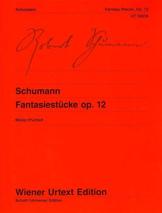Schumann - Fantasy Pieces Op 12 For Piano (Softcover Book)