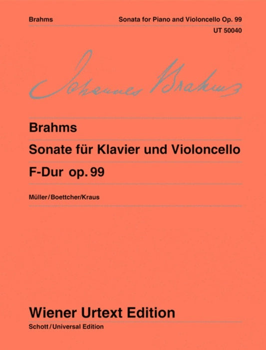 Sonata No 2 Op 99 F Vlc Piano