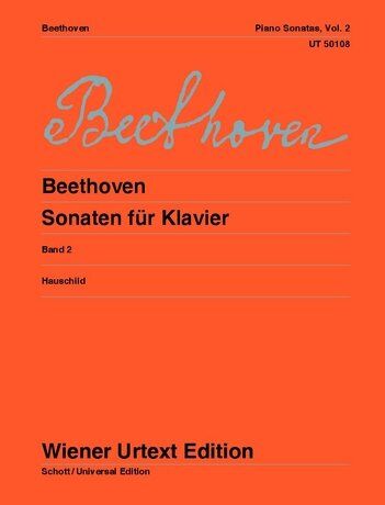 Beethoven - Sonatas for Piano Book 2 Urtext Edition