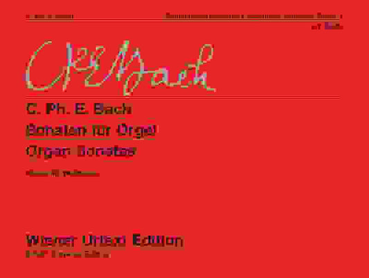 Bach Cpe - Complete Works For Organ Vol 1 Sonatas (Softcover Book)