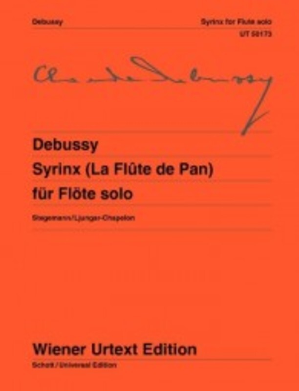 Debussy - Syrinx Flute Solo (Softcover Book)