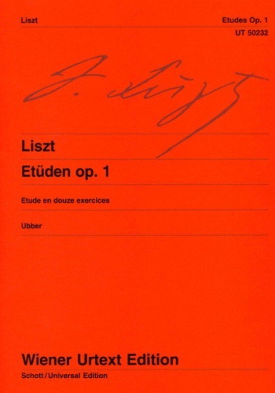 Liszt - 12 Etudes Op 1 Piano (Wiener Urtext Edition)