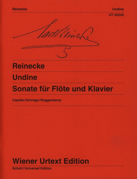 Reinecke - Undine Sonata Op 167 Flute/Piano (Wiener Urtext Edition)
