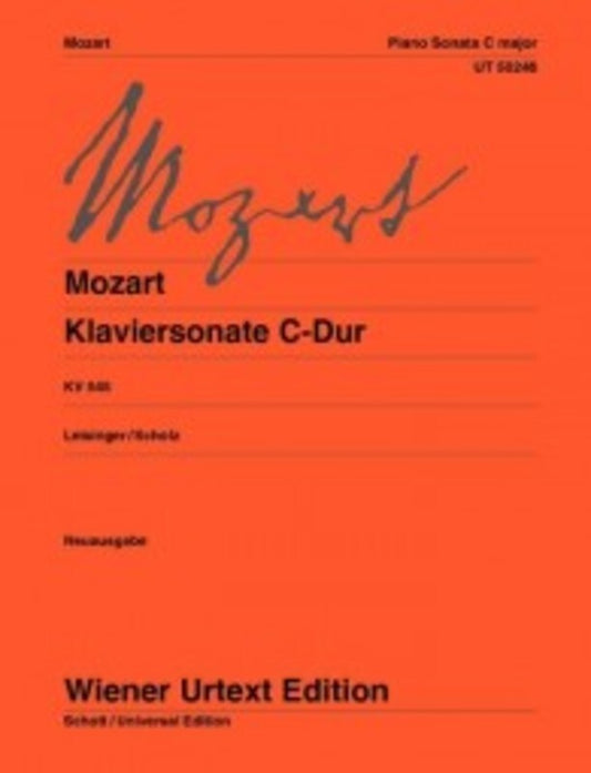 Piano Sonata K 545 C Major (Softcover Book)