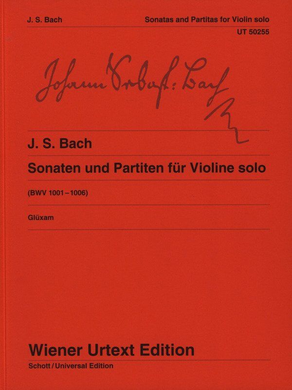Bach - Sonatas and Partitas BWV 1001-1006 for Violin Solo by Wiener Urtext Edition
