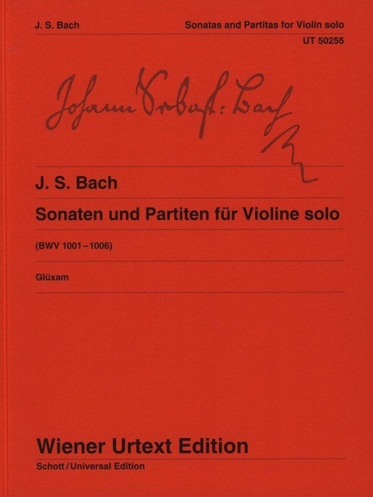 Bach - Sonatas and Partitas BWV 1001-1006 for Violin Solo by Wiener Urtext Edition