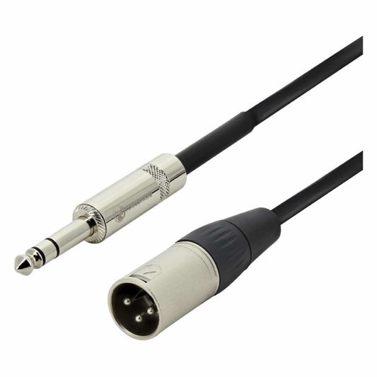 UXL 1 Meter Male XLR to Stereo 6.3mm Jack Cable