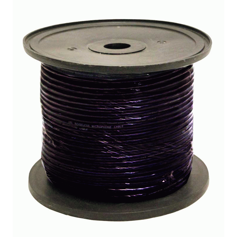 UXL 100 Meter Roll Microphone Cable 6.0mm Black